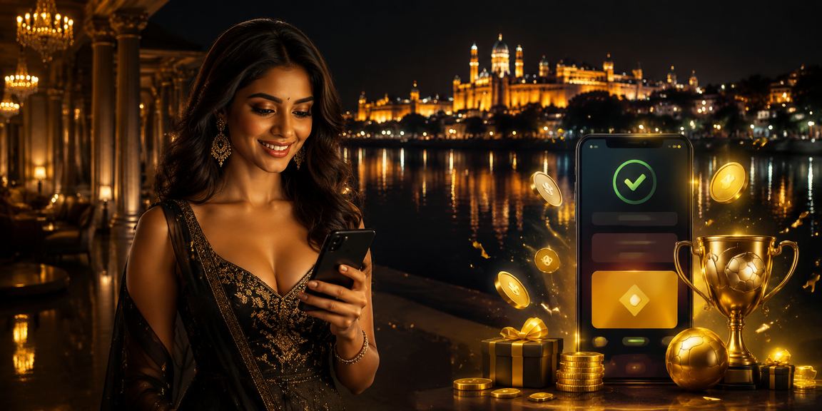 Excited player holds lottery ticket in India